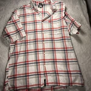 Vintage Ecko Unltd. Plaid Short Sleeve Button-Up Shirt – Men’s XL